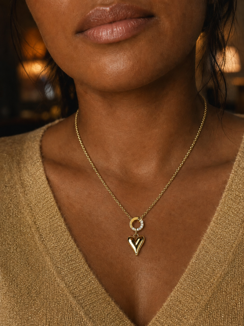 14K Gold Plated Stainless Steel Necklace