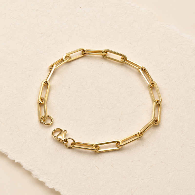 Stainless Steel Minimalist Chain Bracelet