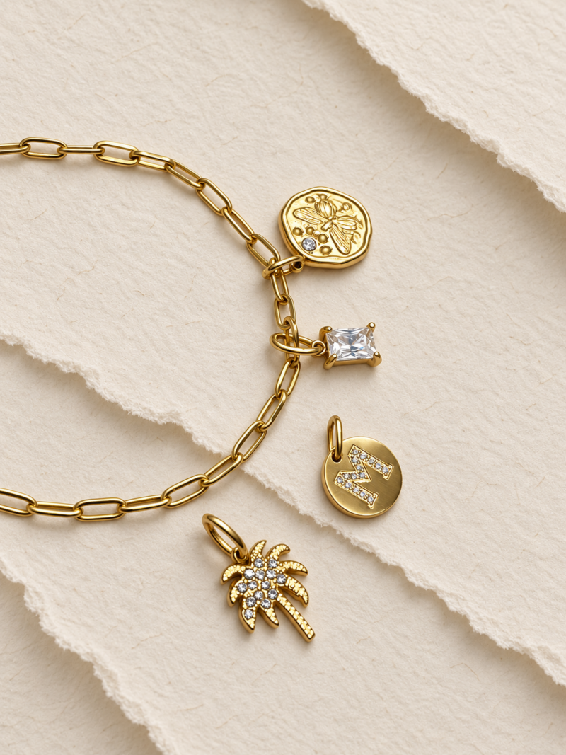 14K Gold Plated Stainless Steel Minimalist Bracelet