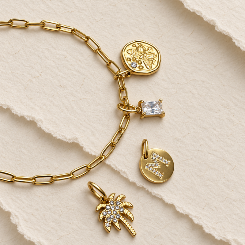 14K Gold Plated Stainless Steel Minimalist Bracelet
