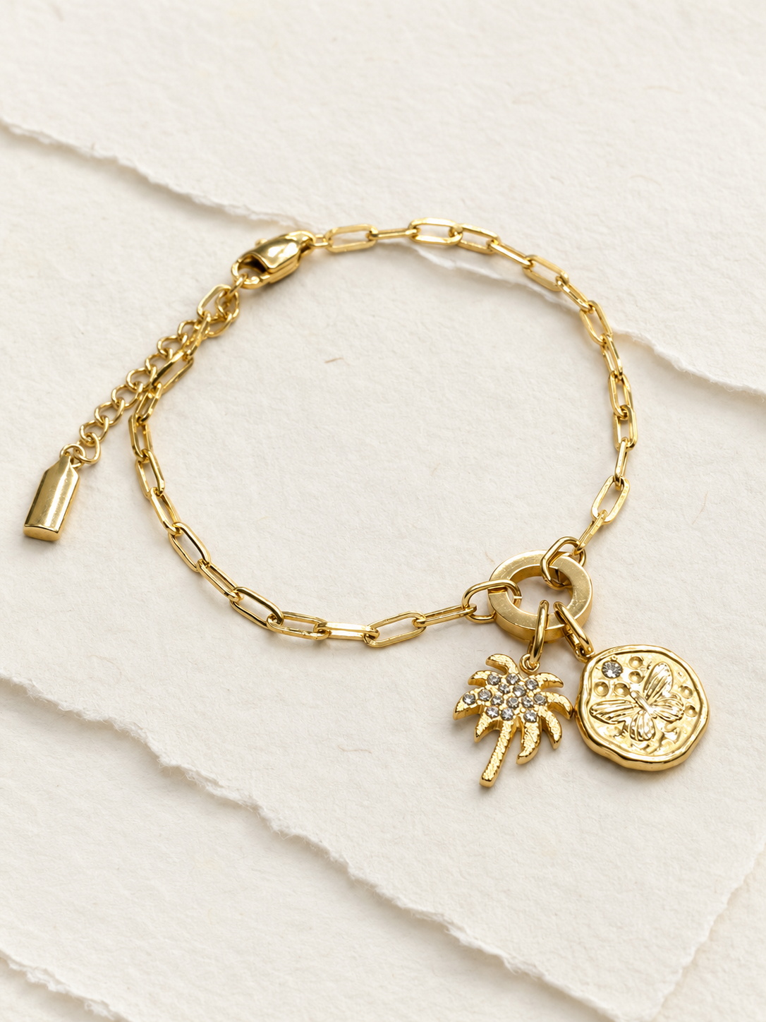 14K gOLD Plated Stainless Steel DIY Chain Bracelet