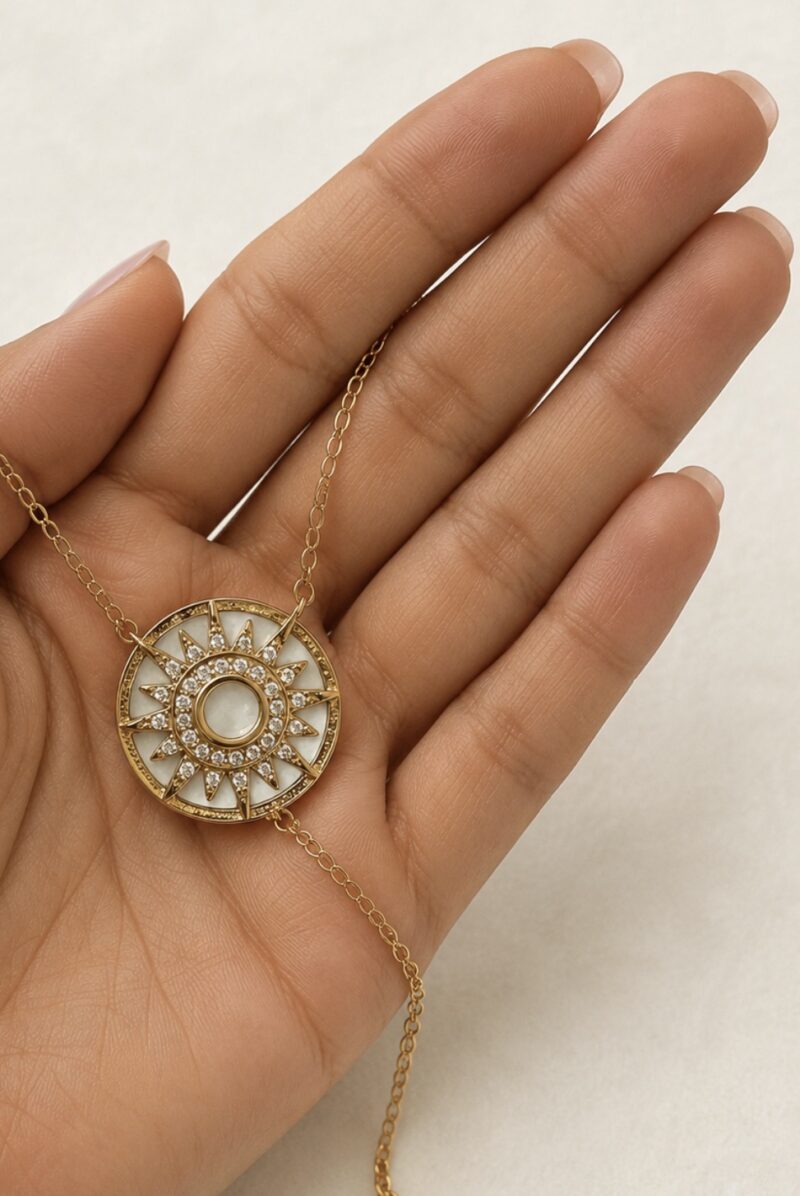 18K Gold Stainless Steel Shell Necklace