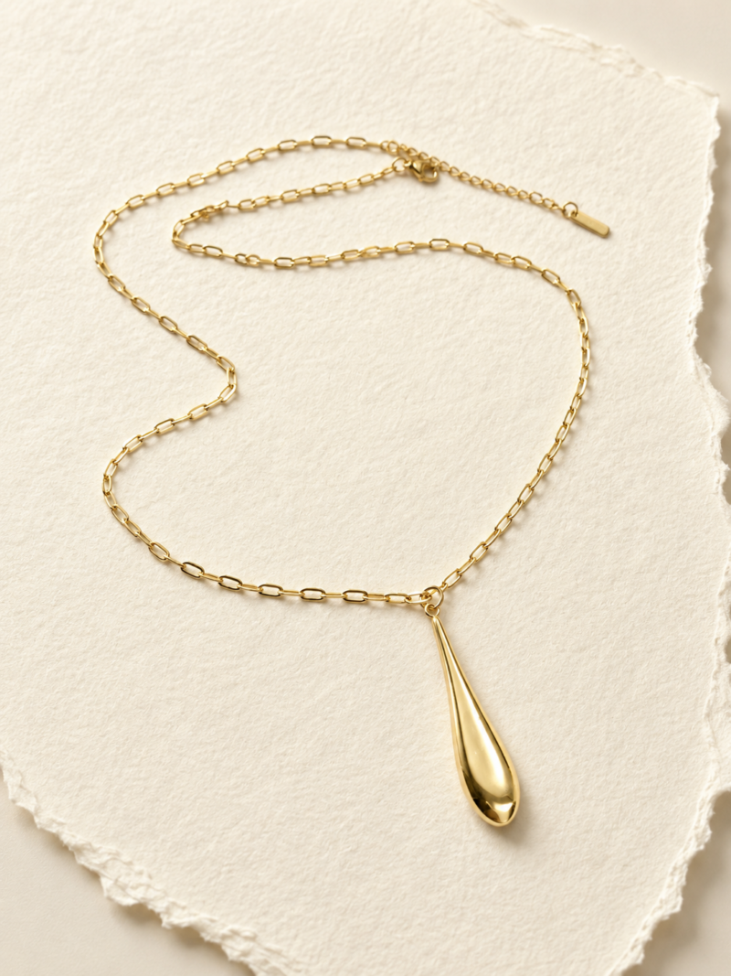 18K Gold Plate Stainless Steel Necklace