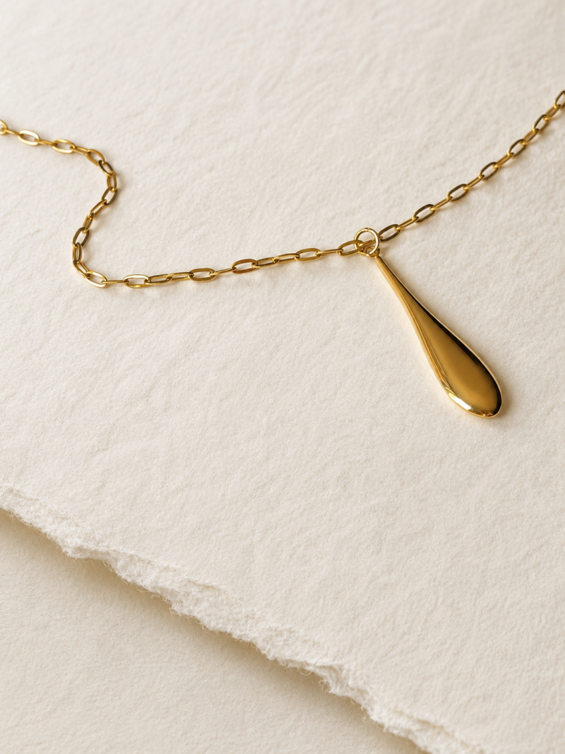 18K Gold Plate Stainless Steel Necklace