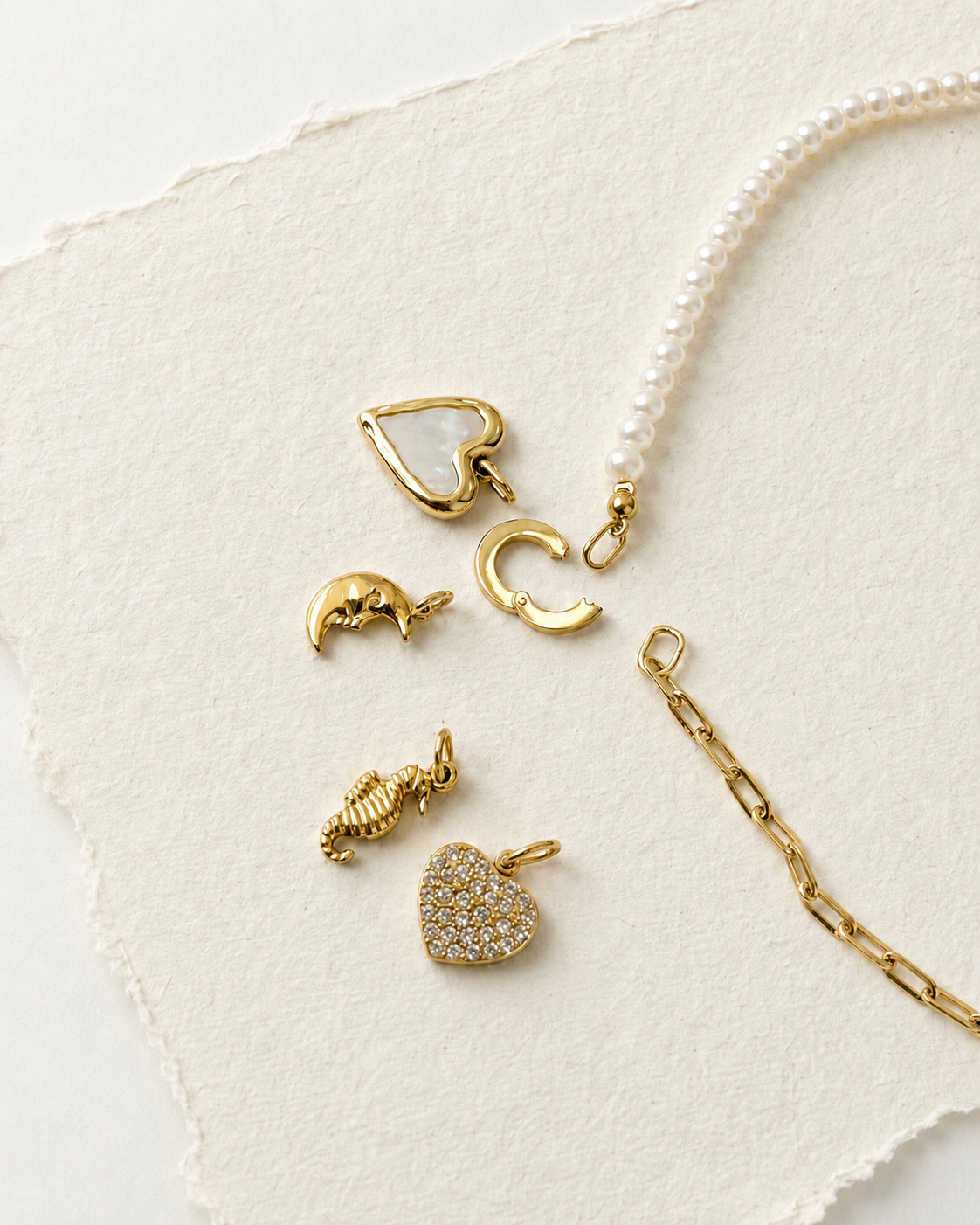 14K Gold Plated Stainless Steel DIY Necklace