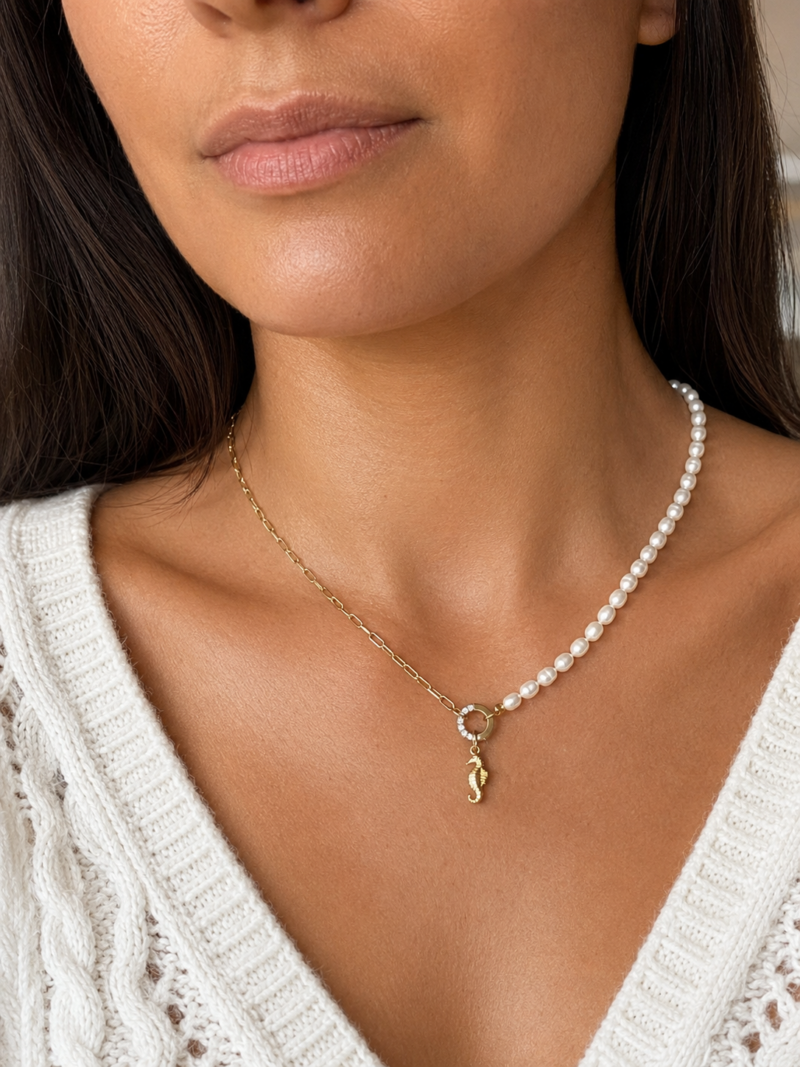 14K Gold Plated Stainless Steel DIY Necklace