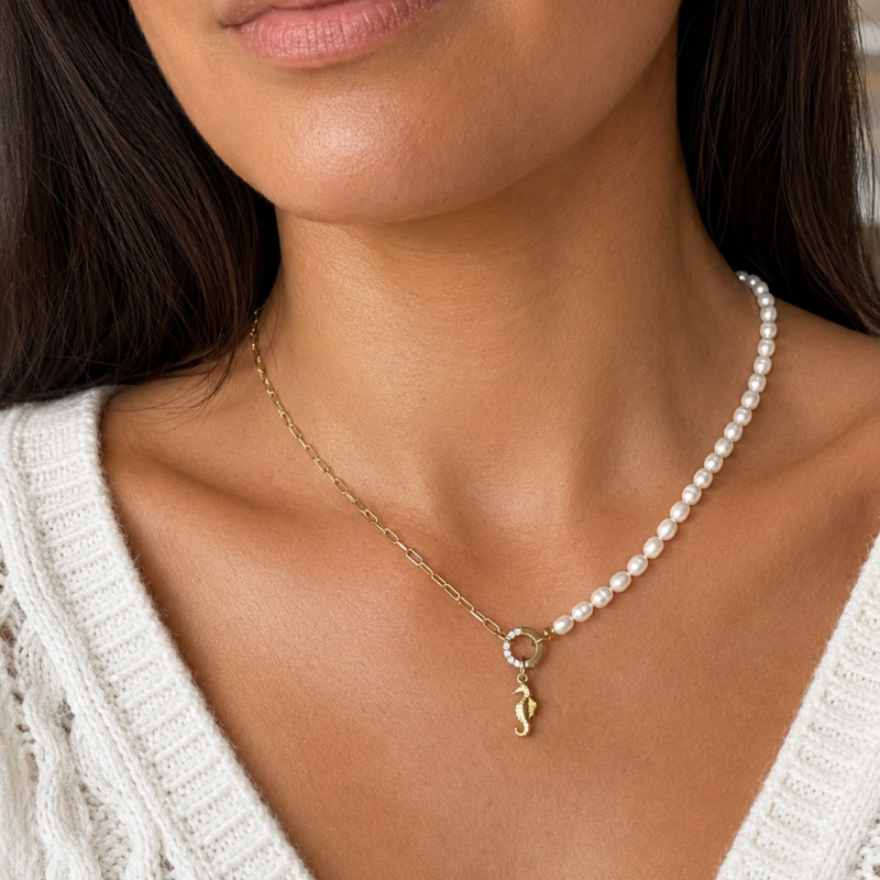 14K Gold Plated Stainless Steel DIY Necklace