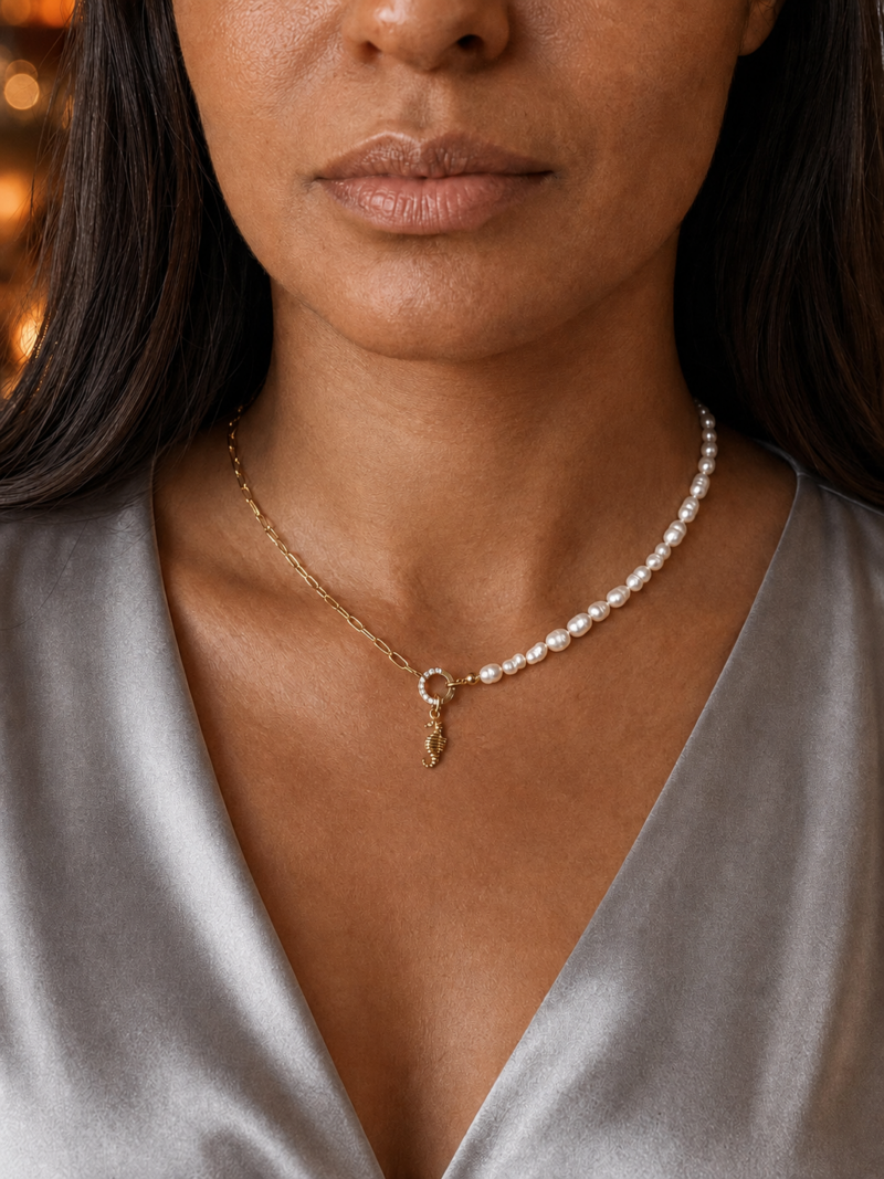 14K Gold Plated Stainless Steel DIY Necklace