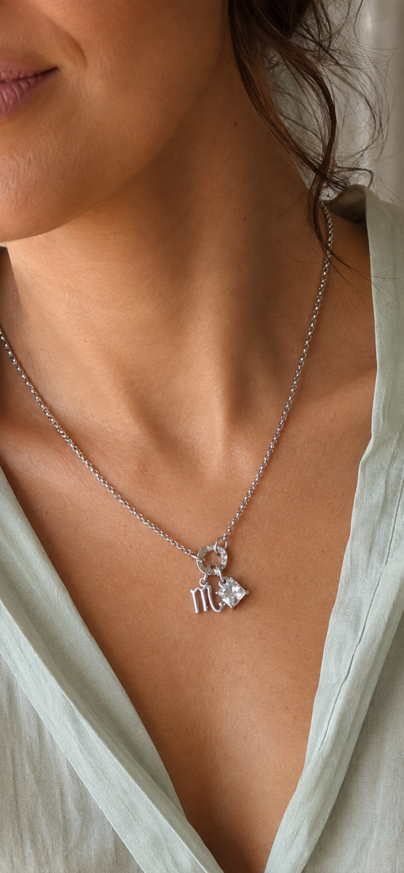 Stainless Steel Silver Colour DIY Necklace