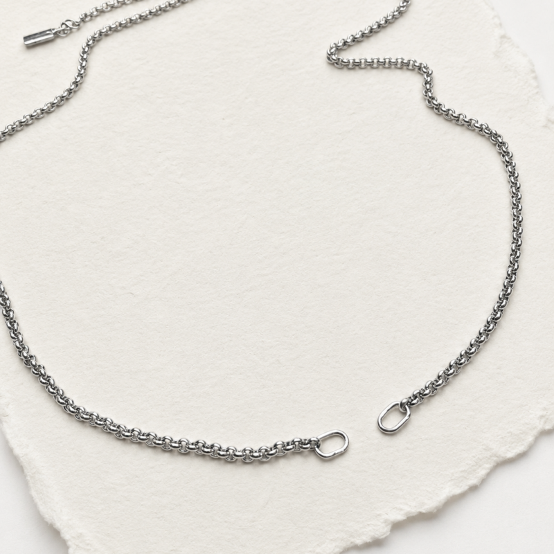 Stainless Steel Silver Colour DIY Necklace