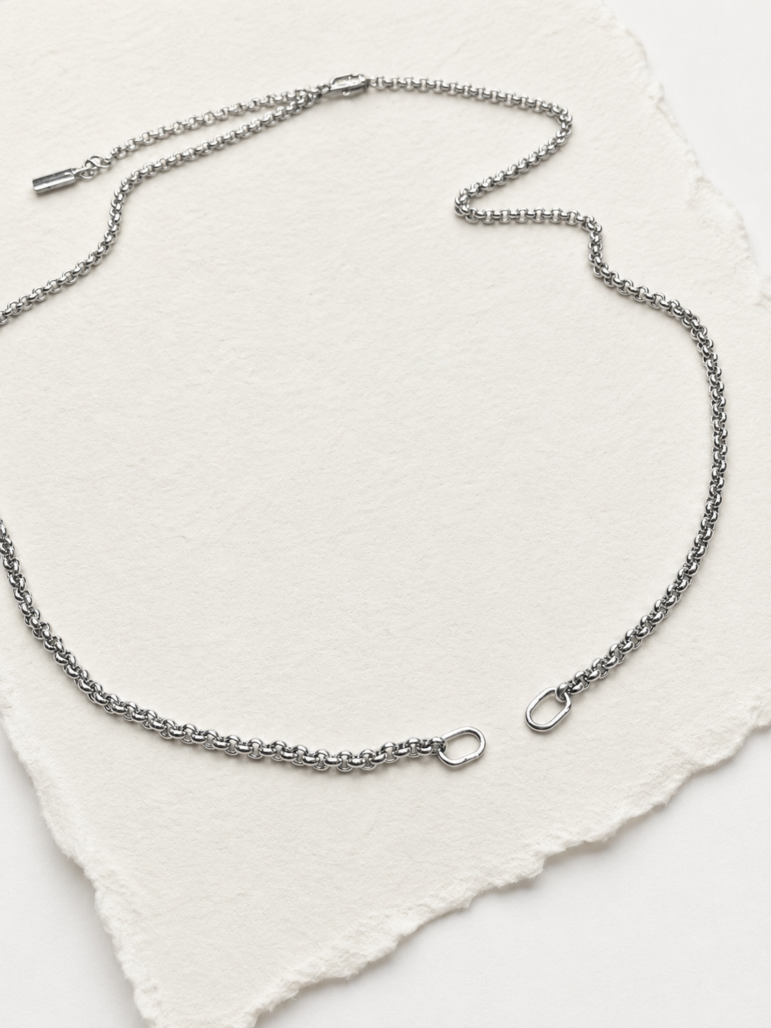 Stainless Steel Silver Colour DIY Necklace