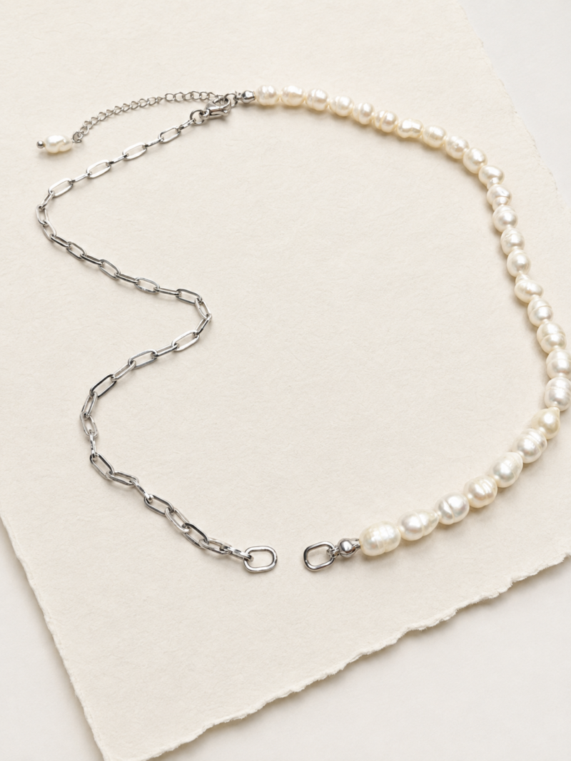 Stainless Steel Silver Colour DIY Necklace