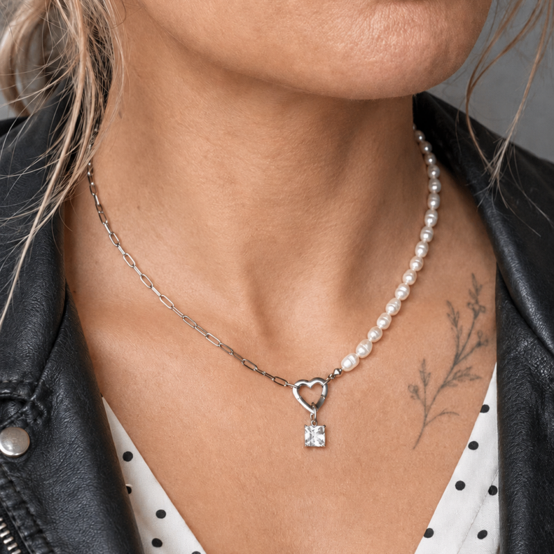 Stainless Steel Silver Colour DIY Necklace