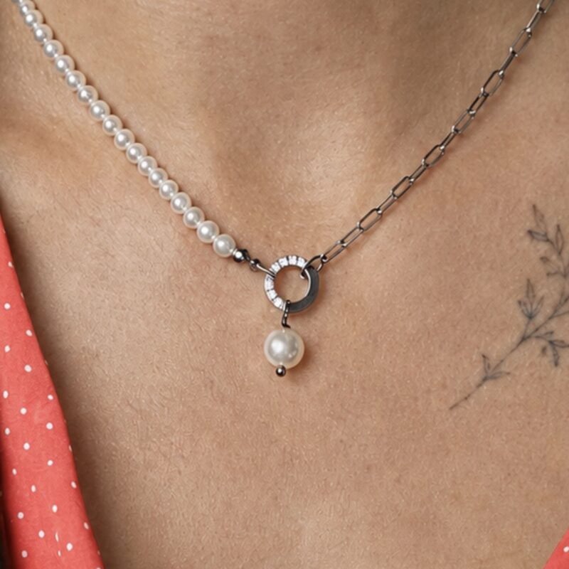 Stainless Steel Silver Colour DIY Necklace