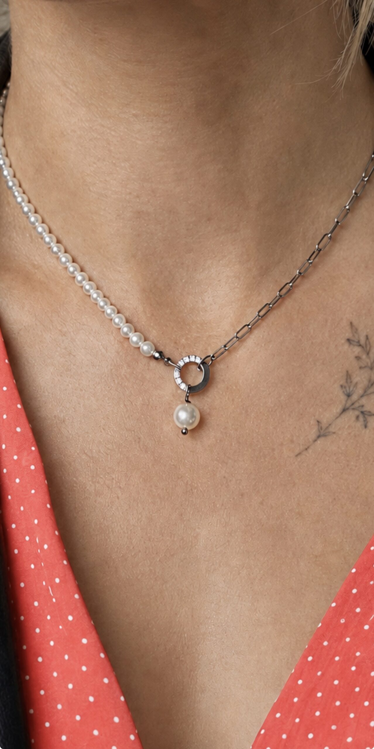 Stainless Steel Silver Colour DIY Necklace