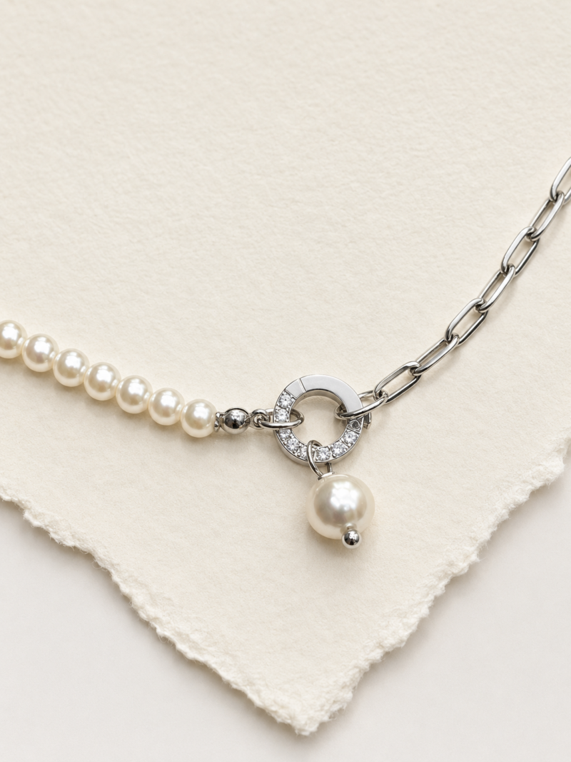 Stainless Steel Silver Colour DIY Necklace