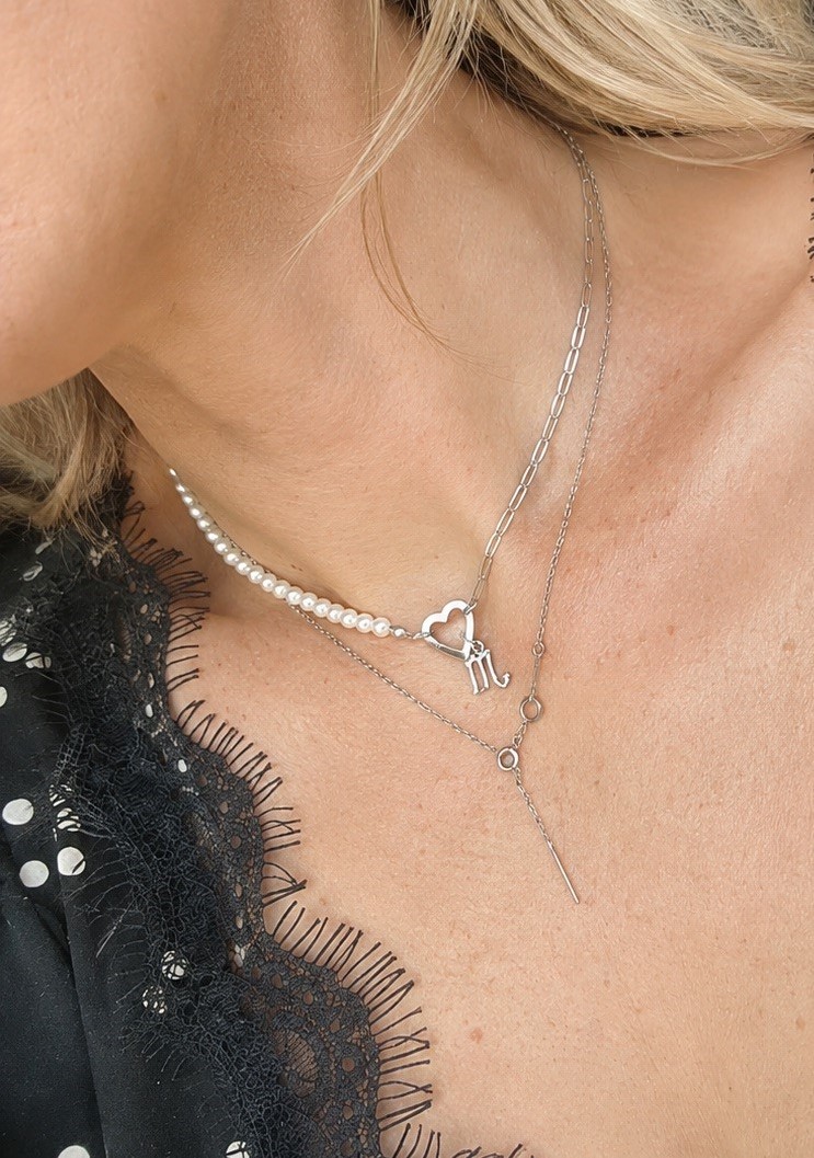 Stainless Steel Silver Colour DIY Necklace