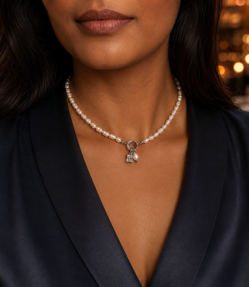 Stainless Steel Silver Colour DIY Necklace