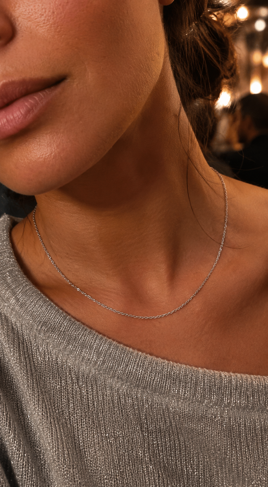 Stainless Steel Minimalist Chain Necklace