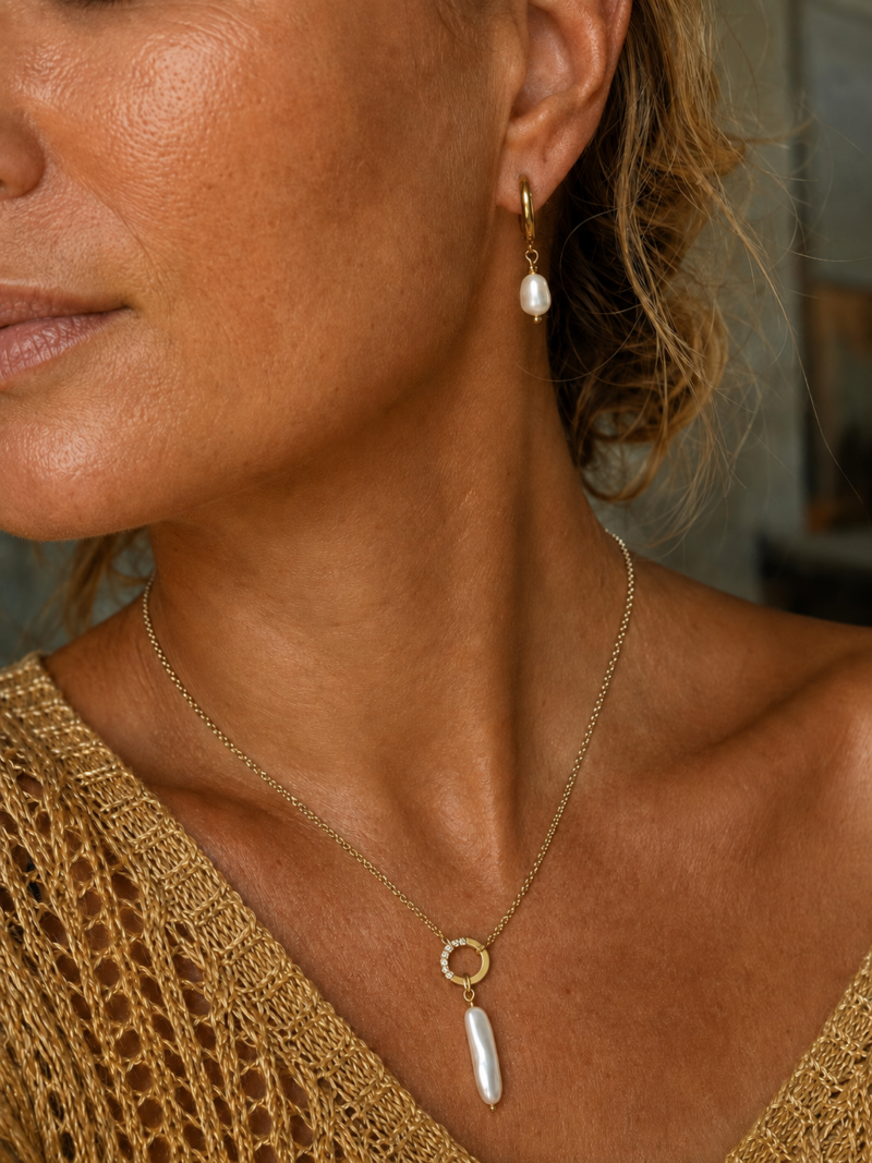 14K Gold Plated Stainless Steel Necklace
