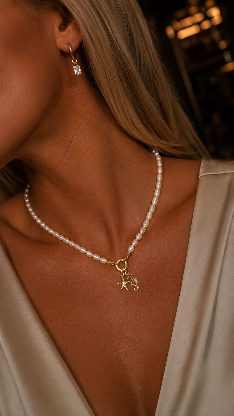 14K Gold Plated Stainless Steel Necklace