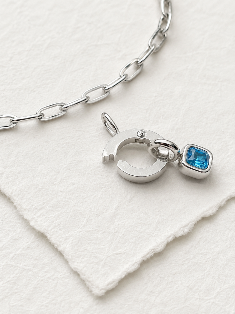 Stainless Steel Silver Colour Chain Necklace